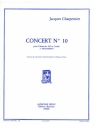 CHARPENTIER J. CONCERT N010 (CLARINETTE SIB ET CORDES) CLARINETTE ET PIANO (1ER MOUVEMENT)