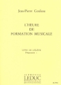 L'Heure de formation musicale  livre de l'lve (prparatoire 1)