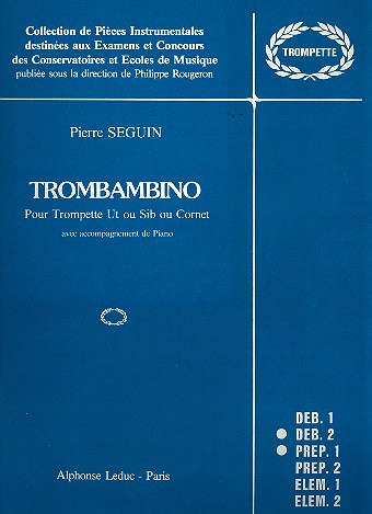 Trombambino pour trompette (cornet) et piano