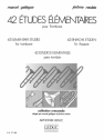 GALIEGUE/NAULAIS 42 ETUDES ELEMENTAIRES TROMBONE (COLLECTION CRESCENDO)