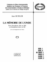 SICHLER J. MEMOIRE DE L'ONDE SAXOPHONE ET PIANO (COLLECTION ROUGERON)