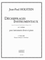 HOLSTEIN DECHIFFRAGES INSTRUMENTAUX VOLUME 1 EPOQUES CLASSIQUE ET ROMANTIQUE