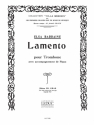 BARRAINE LAMENTO TROMBONE ET PIANO