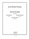 DEFAYE J.M. 6 ETUDES TUBA