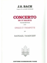 BACH J.S./TAMBYEFF CONCERTO EN UT MAJEUR TROMPETTE ET ORGUE