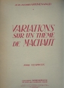 Variations sur un thme de Machaut pour clavecin