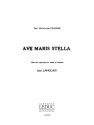 Ave Maris Stella pour voix moyennes ou choeur  l'unison partition