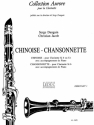 DANGAIN S./JACOB CHINOISE-CHANSONNETTE CLARINETTE SIB ET PIANO (COLLECTION AURORE)