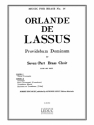 LASSUS/KING PROVIDEBAM DOMINUM BRASS SEPTET/SCORE AND PARTS(PTION/PTIES)MFB014