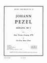 PEZEL/KING SONATA N01(HORA DECIMA) BRASS QUINTET/SCOE AND PARTS(PTION/PTIES)MFB015