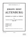 ALTENBURG/KING CONCERTO(CLARINI AND TIMPANI) 7 TRUMPETS/SCORE AND PARTS(PTION/PTIES)