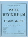 BECKHELM TRAGIC MARCH BRASS ENSEMBLE/SCORE AND PARTS(PTION/PTIES)MFB024