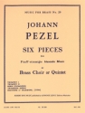 PEZEL/KING 6 PIECES(5 PART BRASS MUSIC) BRASS QUINTET/SCORE AND PARTS(PTION/PTIES)MFB029