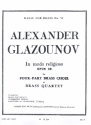 In modo religioso op.38 fr 4 Bleschblser (Ensemble) Partitur und Stimmen,  Archivkopie