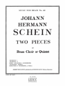 SCHEIN/KING 2 PIECES BRASS QUINTET/SCORE AND PARTS(PTION/PTIES)MFB063