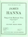 HANNA SONG OF THE REDWOOD TREE BRASS SEXTET/TIMPANI/NARRATOR/SCORE/PARTS MFB068