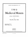 ANONYMOUS/KING 2 MEDIEVAL/MOTETS BRASS TRIO/SCORE AND PARTS(PTION/PTIES)MFB075