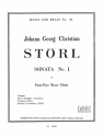 STOERL/KING SONATA N01 BRASS ENSEMBLE/SCORE AND PARTS(PTION/PTIES)MFB081