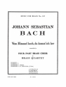 BACH J.S./KING VOM HIMMEL HOCH DA KOMM JCH HR BRASS QUARTET/SCORE/PARTS(PTION/PTIES)MFB112