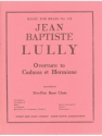 LULLY/KING CADMUS AND HERMIONE OUVERTURE BRASS QUINTET/SCORE AND PARTS(PTION/PTIES)MFB115