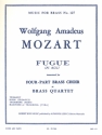 MOZART/KING FUGUE BRASS QUARTET/SCORE AND PARTS(PTION/PTIES)MFB127