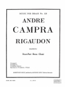 CAMPRA/KING RIGAUDON BRASS QUARTET/SCORE AND PARTS(PTION/PTIES)MFB135