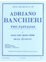 BANCHIER/KING 2 FANTASIAS BRASS QUARTET/SCORE AND PARTS(PTION/PTIES)MFB139