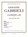 gabrieli/king canzon a 12 3 brass ensembles/score/parts(ption/pties)mfb145