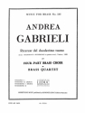 GABRIELI/KING RICERCAR DEL DUODECIMO TUONO BRASS QUARTET/SCORE AND PARTS(PTION/PTIES)MFB155