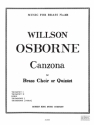 OSBORNE CANZONA BRASS QUINTET/SCORE AND PARTS(PTION/PTIES)MFB164