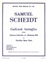 SCHEIDT/KING GALLIARD BATTAGLIA BRASS QUINTET/SCORE AND PARTS(PTION/PTIES)MFB167