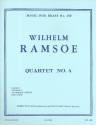 Quartet no.4 for cornet, trumpet, trombone (horn) and baritone score and parts