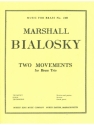 BIALOSKY 2 MOVEMENTS BRASS TRIO/SCORE AND PARTS(PTION/PTIES)MFB210