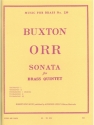 ORR SONATA BRASS QUINTET/SCORE AND PARTS(PTION/PTIES)MFB239