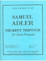 ADLER TRUMPET TRIPTYCH 7 TRUMPETS/SCORE AND PARTS(PTION/PTIES)MFB249