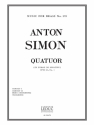 SIMON/KING QUATUOR OP21/N01 BRASS QUARTET/SCORE AND PARTS(PTION/PTIES)MFB255