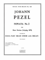 PEZEL/KING SONATA N02(HORA DECIMA) BRASS QUARTET/ORGAN/SCORE/PARTS(PTION/PTIES)MFB505