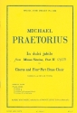 In dulci jubilo for mixed chorus, 2 trumpets and 2 trombones score and parts