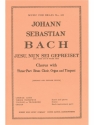 BACH J.S./KING JESU NUN SEI GEPREISET VCES/3 TPTS/ORG/TIMP/SC/PTS(PTION/PTIES)MFB611