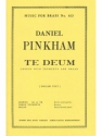 PINKHAM TE DEUM BRASS ENSEMBLE/ORG/VCES/SC/PTS(PTION/PTIES)MFB613