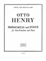 HENRY PASSACAGLIA AND FUGUE BASS TROMBONE AND PIANO MFB804