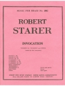 STARER INVOCATION VARIOUS INSTRUMENTS/SCORE/PARTS(PTION/PTIES)MFB271