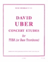 Concert etudes for tuba or bass trombone