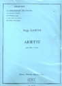 Ariette pour flte et piano