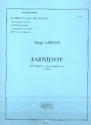 Farniente pour saxophone alto (baryton) et piano