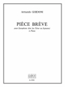 GHIDONI PIECE BREVE SAXOPHONE MIB OU SIB ET PIANO