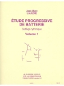 LAJUDIE ETUDE PROGRESSIVE DE BATTERIE SOLFEGE RYTHMIQUE/VOLUME 1/BATTERIE