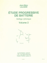 LAJUDIE ETUDE PROGRESSIVE DE BATTERIE SOLFEGE RYTHMIQUE/VOLUME 2/BATTERIE