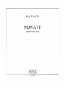 HAKIM SONATE VIOLON SEUL