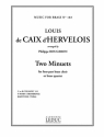 CAIX D'HERVELOIS(DE) 2 MINUETS BRASS QUARTET/SCORE AND PARTS(PTION/PTIES) MFB183